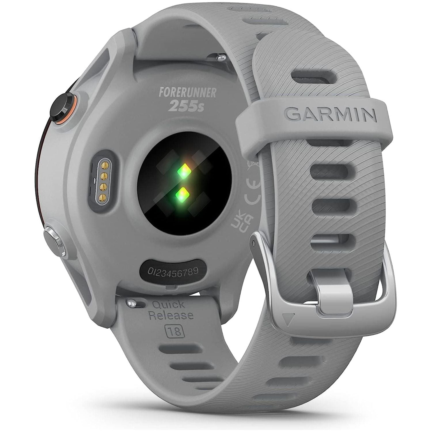 Garmin Forerunner 255S Small Easy to Use Lightweight GPS Running Smartwatch, Advanced Training and Recovery Insights,Safety and Tracking Features included, Up to 12 days Battery Life, Powder Grey