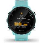 Garmin Forerunner 55 GPS 42mm Running Smartwatch, Easy to use, Lightweight, Training Guidance, Safety & Tracking Features - Aqua