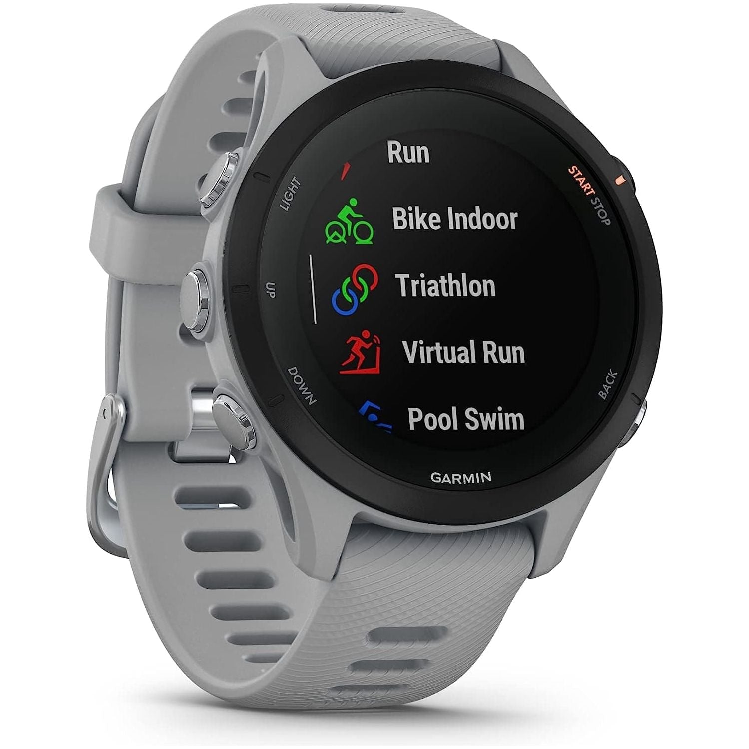 Garmin Forerunner 255S Small Easy to Use Lightweight GPS Running Smartwatch, Advanced Training and Recovery Insights,Safety and Tracking Features included, Up to 12 days Battery Life, Powder Grey