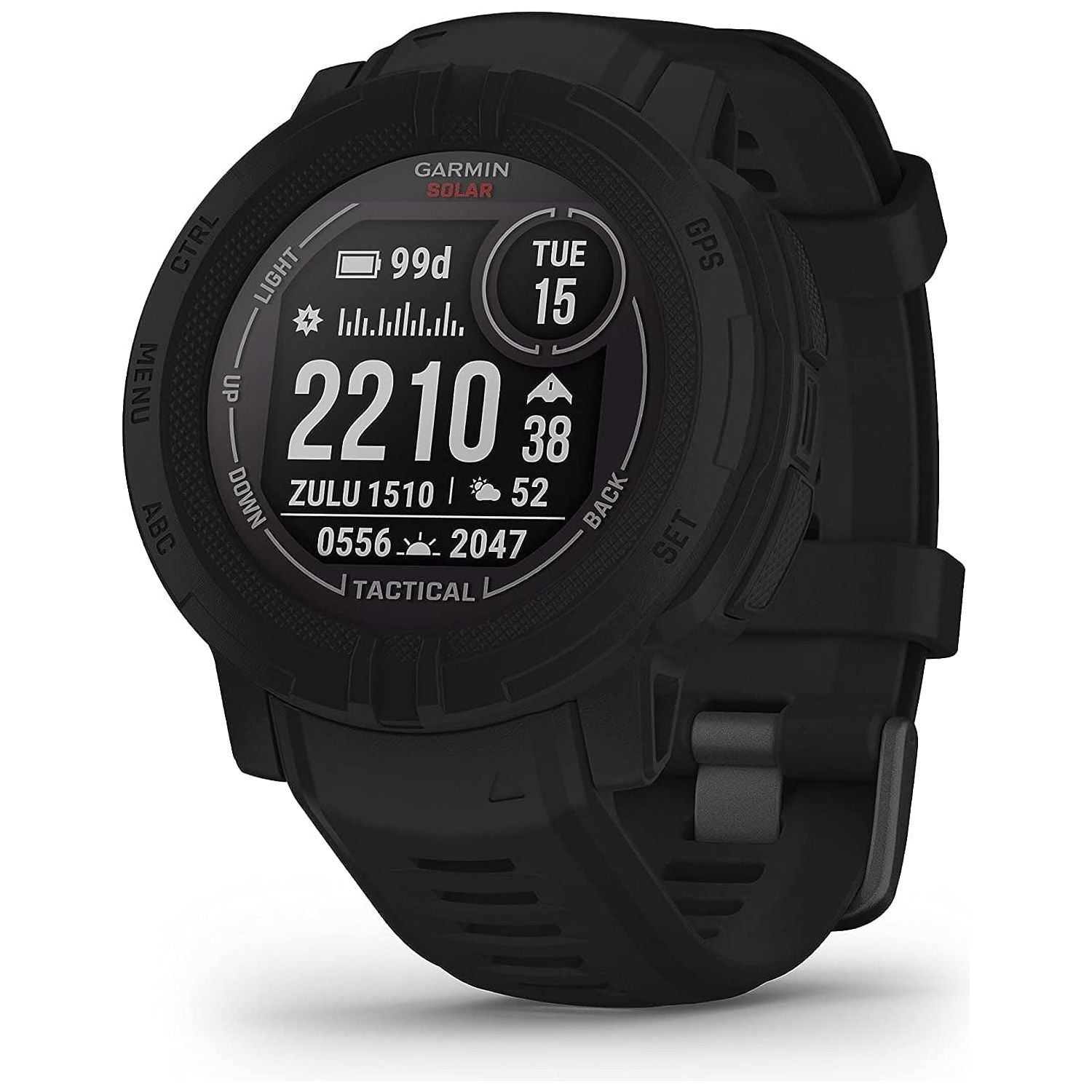 Garmin Instinct 2 Solar Tactical Edition Rugged GPS Smartwatch, Black