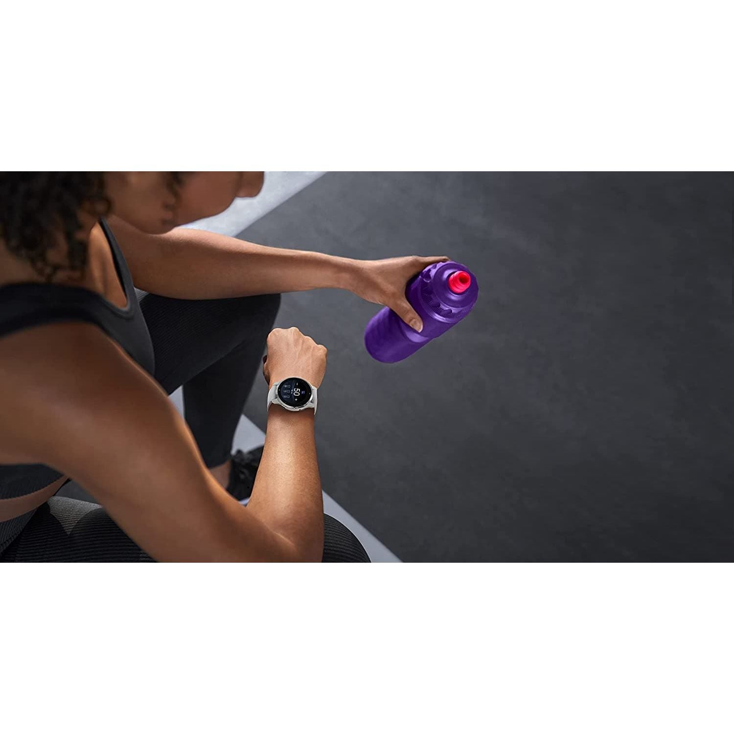 Garmin Venu 2S Smaller-sized GPS smartwatch with all-day health monitoring, Silver Bezel with Mist Grey Case and Silicone Band