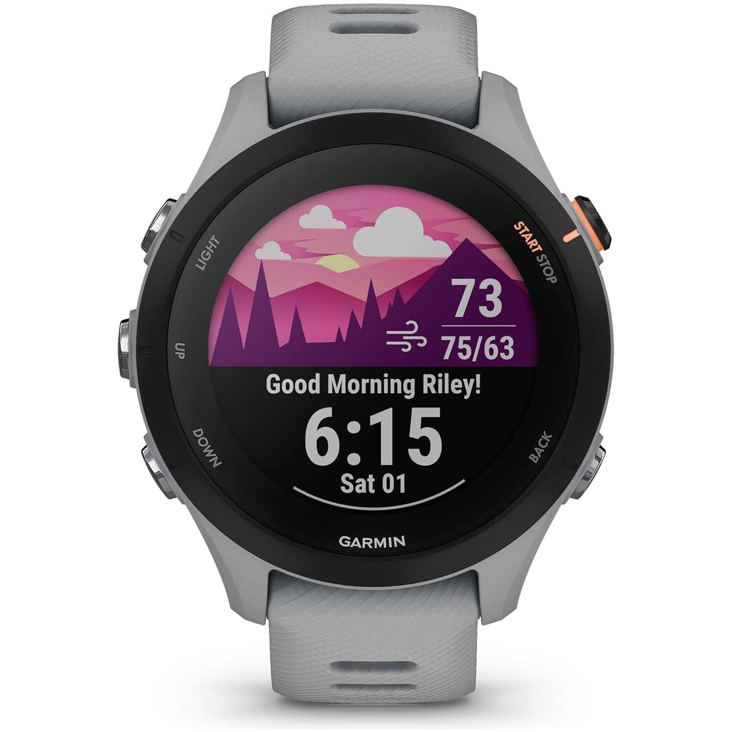 Garmin Forerunner 255S Small Easy to Use Lightweight GPS Running Smartwatch, Advanced Training and Recovery Insights,Safety and Tracking Features included, Up to 12 days Battery Life, Powder Grey