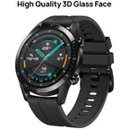 HUAWEI Watch GT 2 (46 mm) Smart Watch, 1.39 Inch AMOLED Display with 3D Glass Screen, 2 Weeks Battery Life, GPS, 15 Sport Modes, 3D Glass Screen, Bluetooth Calling Smartwatch, Matte Black