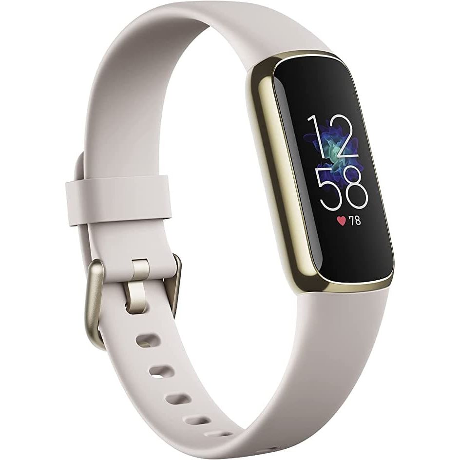 Fitbit Luxe Health & Fitness Tracker ( Soft Gold) , Stress Management Tools and up to 5 Days Battery