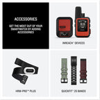 Garmin Instinct 3 Tactical Edition – 50mm AMOLED Rugged GPS Smartwatch, Built-in Sports Apps, Health Monitoring, LED Flashlight, Shock Resistant, 10ATM, Up to 24 Days Battery Life – Black