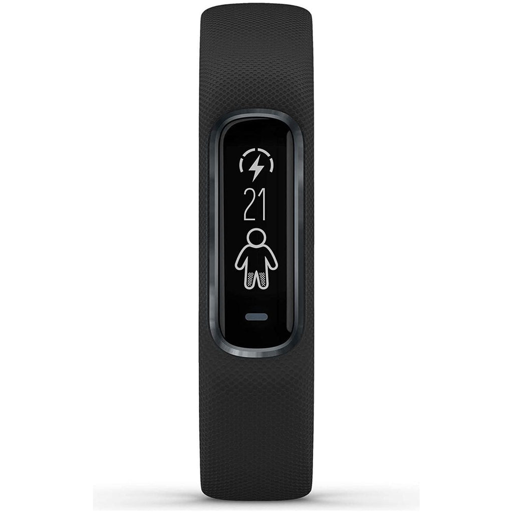 Garmin Vivosmart 4 Smart Activity Tracker with Wrist-Based Heart Rate and Fitness Monitoring Tools - Black (Small/Medium)