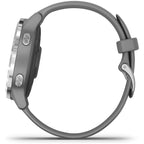 Garmin Vívoactive 4S, Smaller-Sized GPS Smartwatch, Features Music, Body Energy Monitoring, Animated Workouts, Pulse Ox Sensors and More, Powder Gray/Silver
