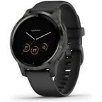 Garmin Vívoactive 4S , Smaller-Sized GPS Smartwatch, Features Music, Body Energy Monitoring, Animated Workouts, Pulse Ox Sensors -  Black