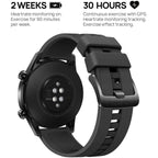 HUAWEI Watch GT 2 (46 mm) Smart Watch, 1.39 Inch AMOLED Display with 3D Glass Screen, 2 Weeks Battery Life, GPS, 15 Sport Modes, 3D Glass Screen, Bluetooth Calling Smartwatch, Matte Black