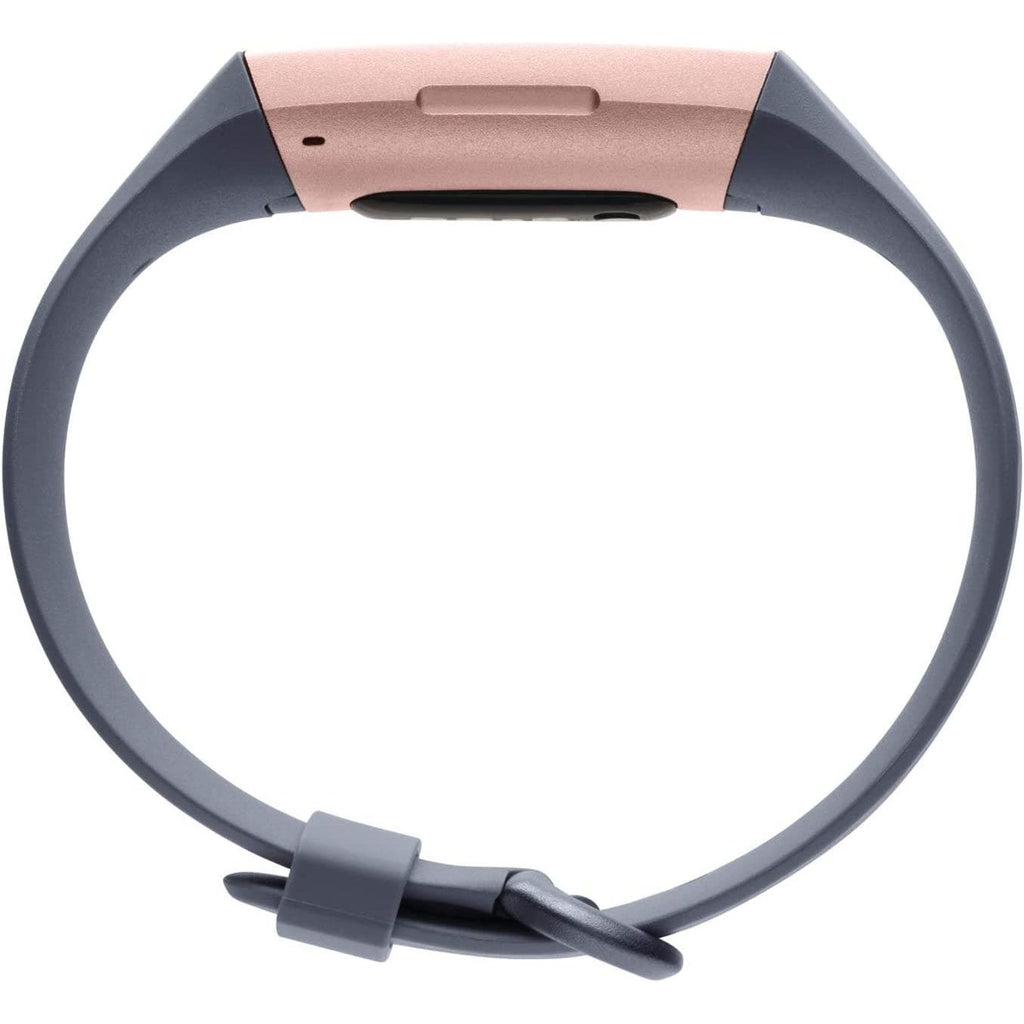 Fitbit Charge 3 Advanced Fitness Tracker with Heart Rate, Swim Tracking & 7 Day Battery - Rose-Gold/Grey, One Size