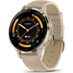 Garmin Venu 3S 41mm GPS Smartwatch, AMOLED Touchscreen, Advanced Health & Fitness, Voice Functionality, Music Storage, 10-Day Battery - French Grey