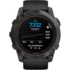 Garmin Fenix 7X Pro Solar Smartwatch – Charcoal Grey, 37-Day Battery, LED Flashlight, Advanced Training & Health Tracking