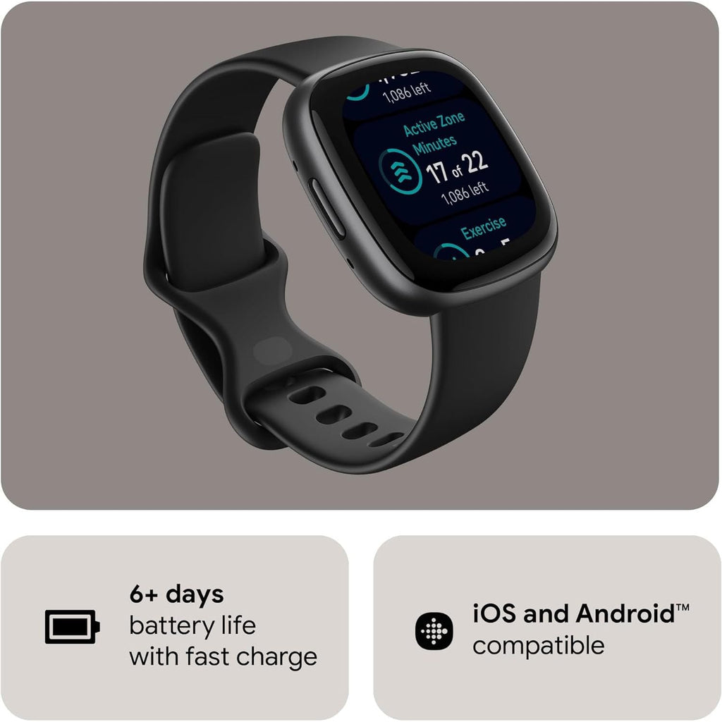 Fitbit Versa 4 Smart Watch - Black/Graphite