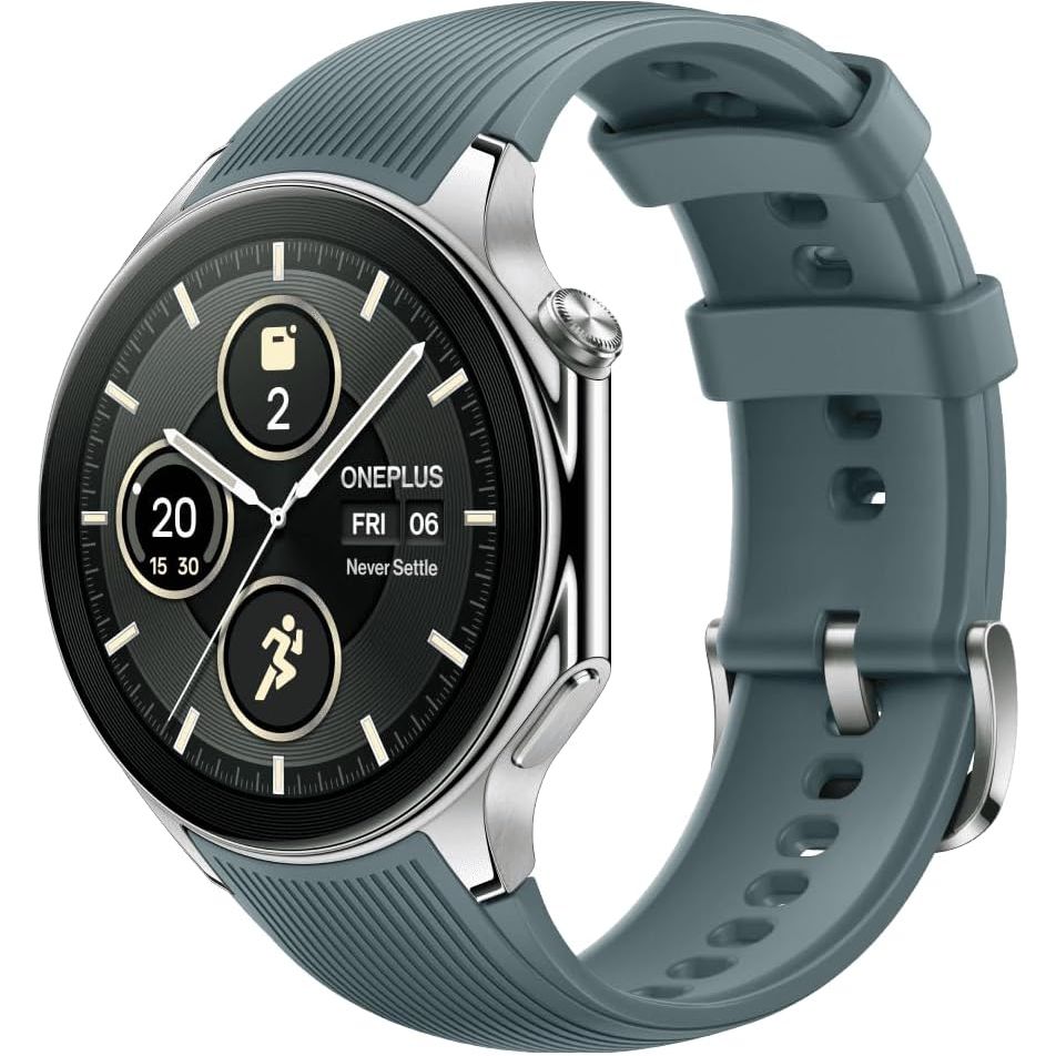 OnePlus Watch 2 - 46mm, Bluetooth, Wi-Fi, Radiant Steel