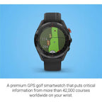 Garmin Approach S62, Premium Golf GPS Watch, Built-in Virtual Caddie, Mapping and Full Color Screen, Black