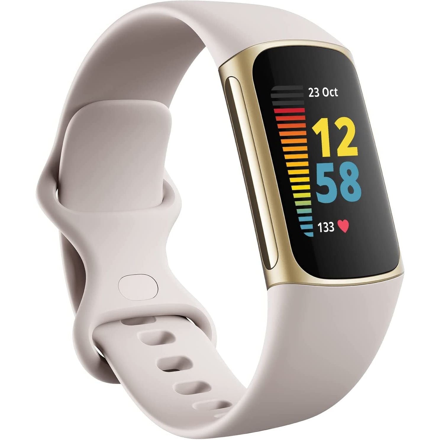 Fitbit Charge 5 Fitness Tracker - Gold / White