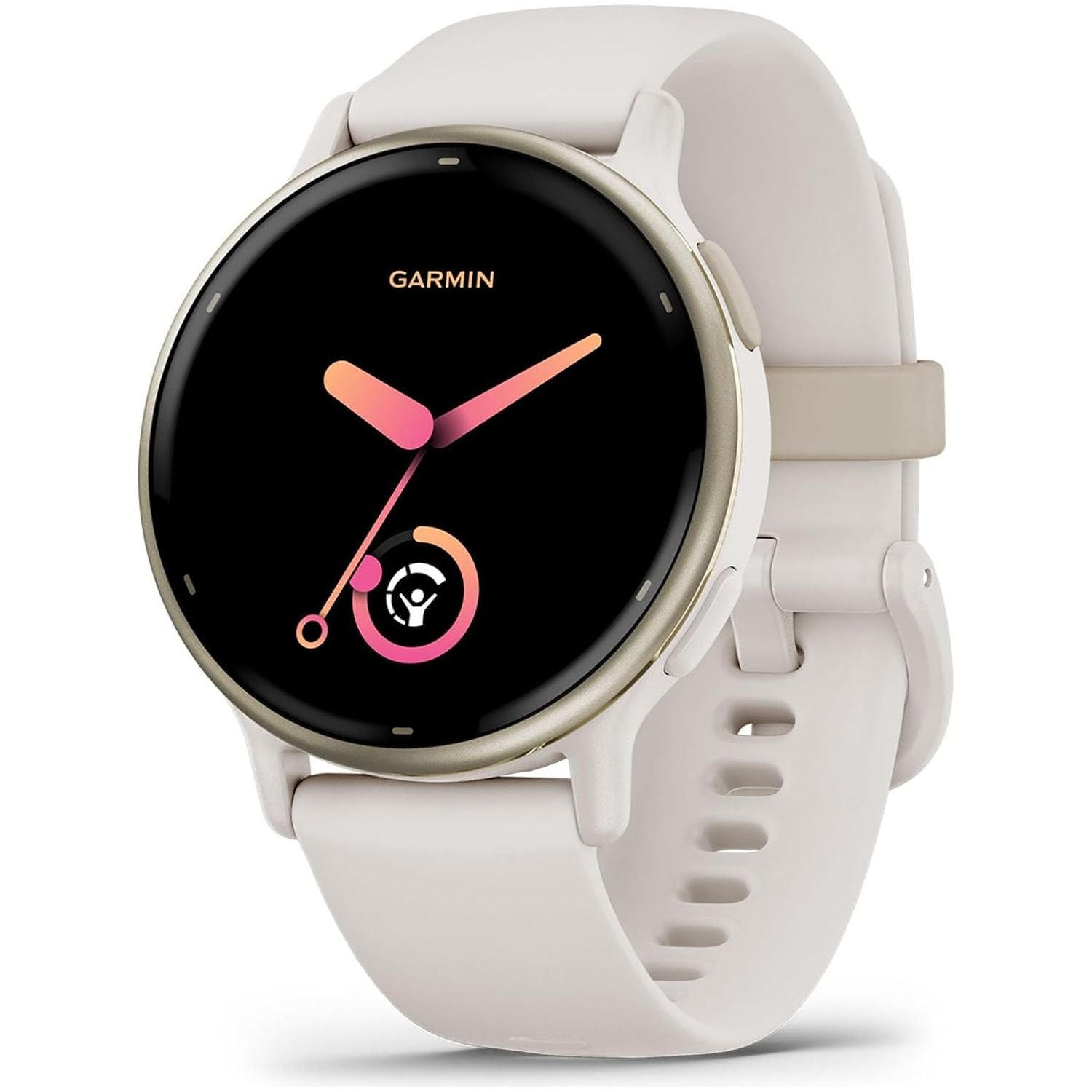 Garmin vívoactive 5 GPS 42mm Smartwatch - AMOLED Touchscreen, All-Day Health Monitoring, Advanced Fitness Features, Personalized Sleep Coaching, Music, Up to 11 Days Battery Life - Ivory