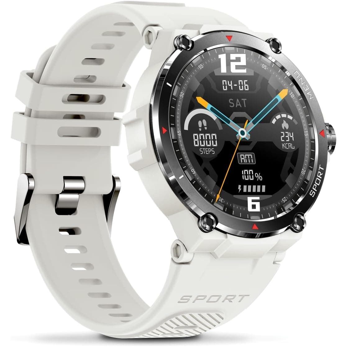 Veho Kuzo F1S Sports Smart Watch - White