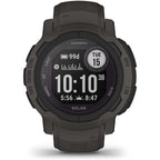 Garmin Instinct 2 SOLAR, Rugged GPS Smartwatch, Built-in Sports Apps and Health Monitoring, Solar Charging and Ultra tough Design Features, Graphite