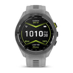 Garmin Approach S70 – 42mm Premium Golf GPS Smartwatch, Black Ceramic Bezel, Silicone Band - Grey
