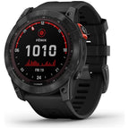 Garmin fēnix 7X SOLAR, Large Multisport GPS Smartwatch, Solar Charging, Advanced Health and Training Features, Up to 37 days battery life, Black