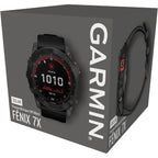 Garmin fēnix 7X SOLAR, Large Multisport GPS Smartwatch, Solar Charging, Advanced Health and Training Features, Up to 37 days battery life, Black