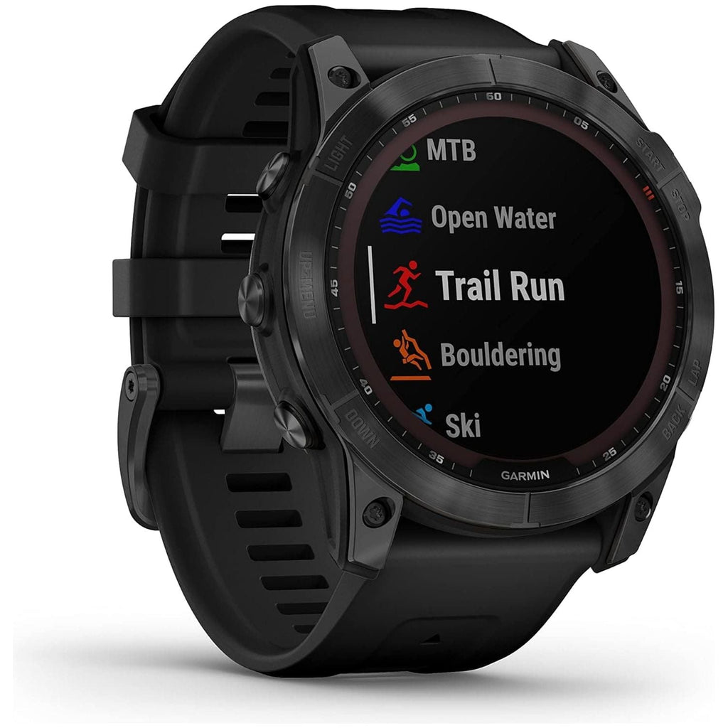 Garmin fēnix 7X SOLAR, Large Multisport GPS Smartwatch, Solar Charging, Advanced Health and Training Features, Up to 37 days battery life, Black
