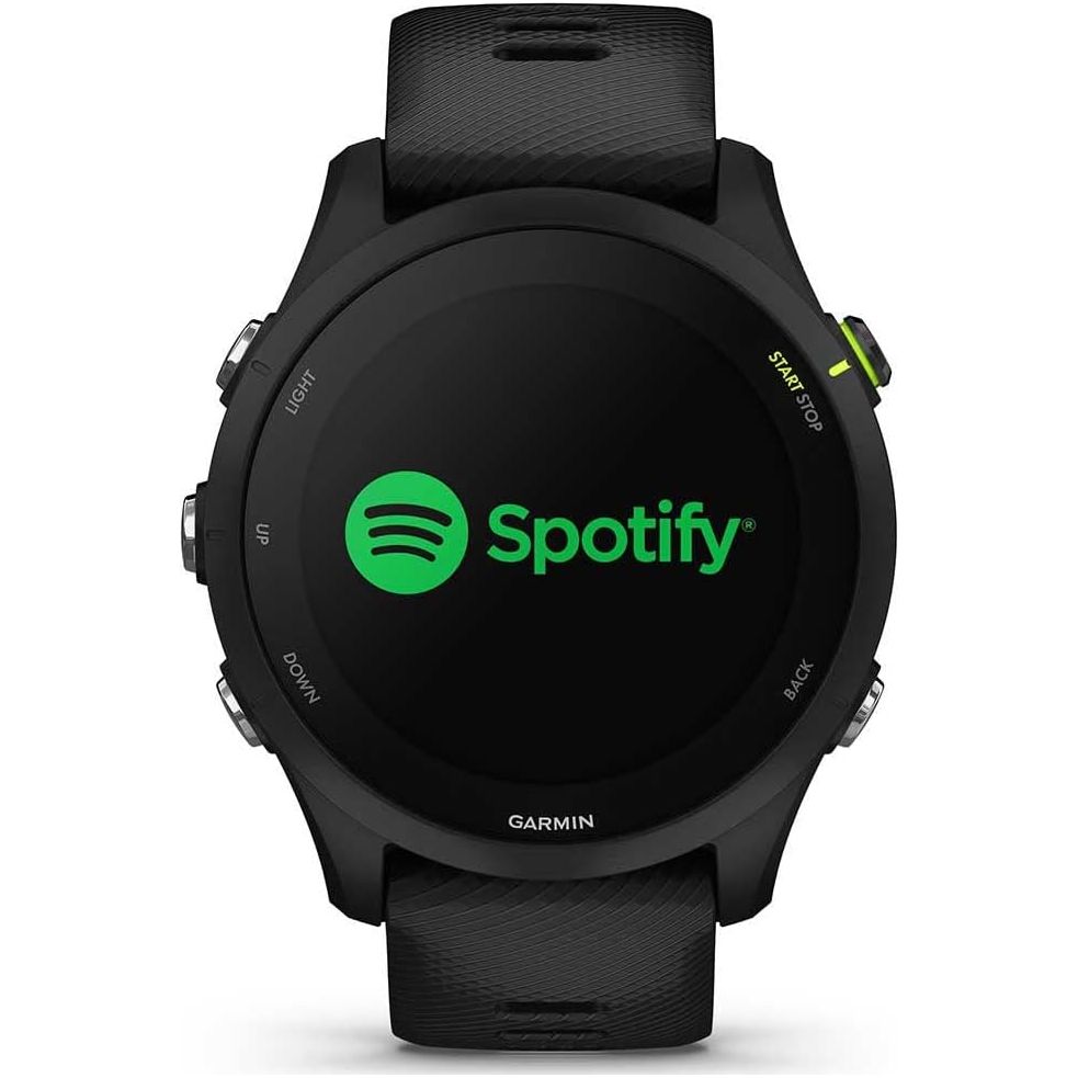 Garmin Forerunner 255 Easy to Use Lightweight GPS Running Smartwatch, Music Storage, Advanced Training and Recovery Insights, Safety and Tracking Features, Up to 14 days Battery Life, Black