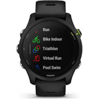 Garmin Forerunner 255 Easy to Use Lightweight GPS Running Smartwatch, Music Storage, Advanced Training and Recovery Insights, Safety and Tracking Features, Up to 14 days Battery Life, Black