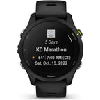 Garmin Forerunner 255 Easy to Use Lightweight GPS Running Smartwatch, Music Storage, Advanced Training and Recovery Insights, Safety and Tracking Features, Up to 14 days Battery Life, Black