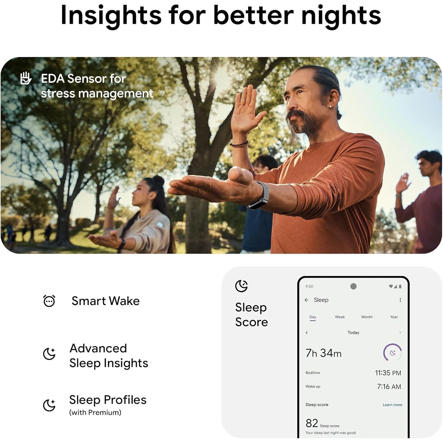 Fitbit Google Charge 6 Activity Tracker with 6-months Premium Membership Included, 7 days battery life and Google Wallet and Google Maps