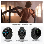 Garmin fēnix 8 Premium Multisport GPS Smartwatch, 47mm AMOLED Touchscreen, Advanced Health & Training Features, Built-in LED Flashlight, Up to 29 Days Battery Life, Slate - Gray