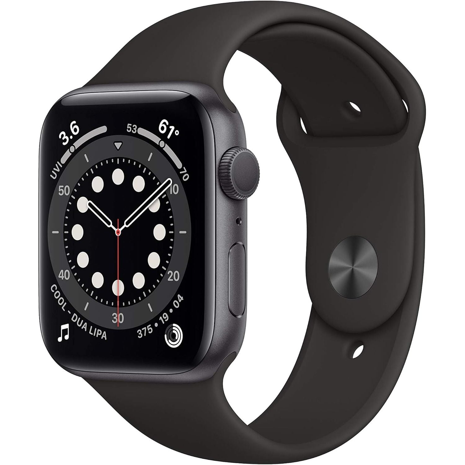 Watch Series 6 GPS + Cellular 44mm NO STRAP - Space Black