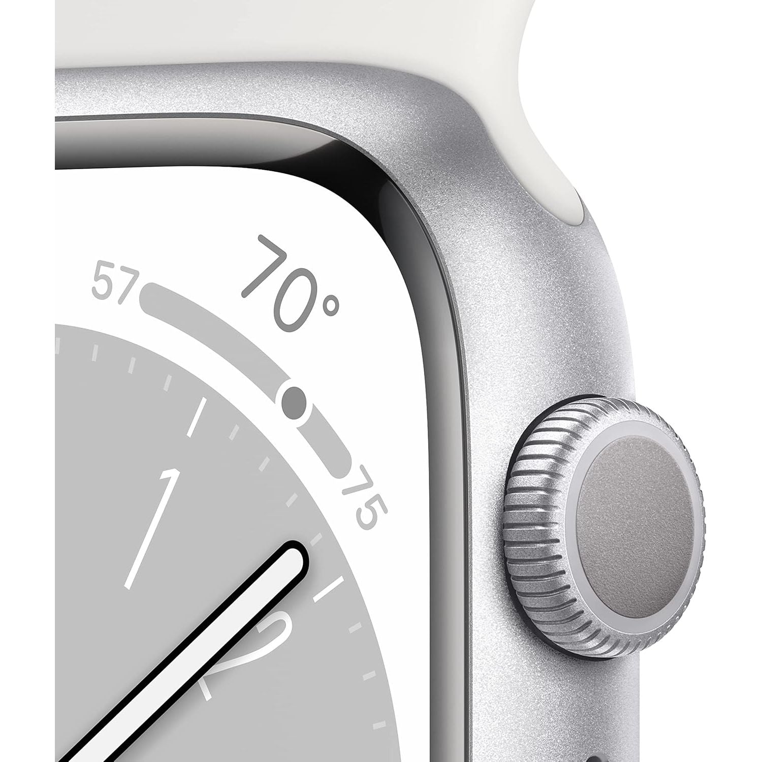 Watch Series 8 GPS + Cellular 45mm NO STRAP - Silver Aluminium