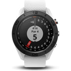 Garmin Approach S60, Premium GPS Golf Watch with Touchscreen Display and Full Color CourseView Mapping, White w/Silicone Band