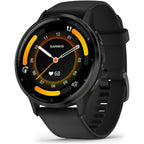 Garmin Venu 3 GPS Smartwatch – AMOLED Display, Advanced Health & Fitness Features, Voice Functionality, Music Storage, 14-Day Battery Life, Black