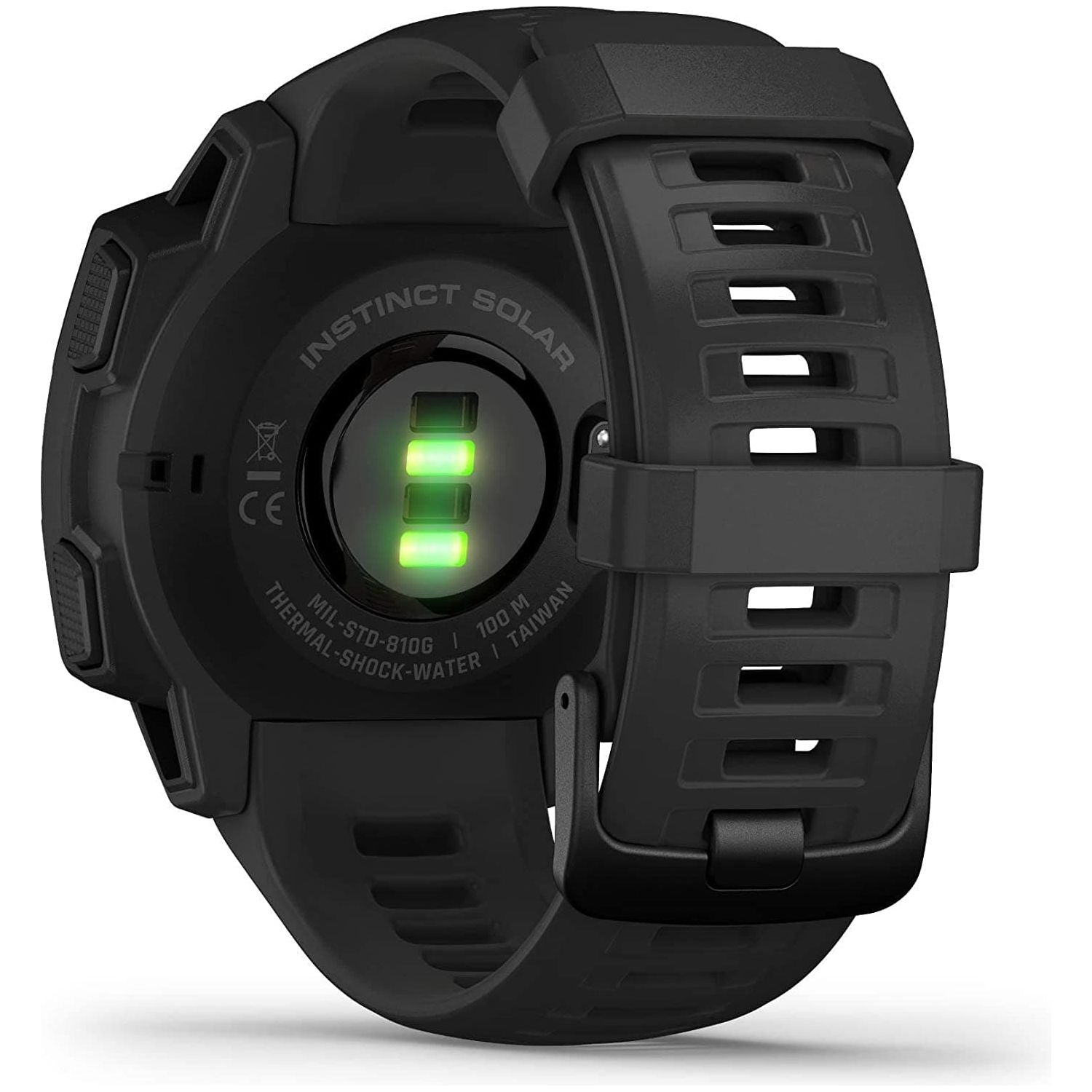 Garmin Instinct Solar Tactical, Solar-powered Rugged Outdoor Smartwatch with Tactical Features, Built-in Sports Apps and Health Monitoring, Black
