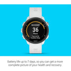 Garmin Forerunner 245 Music GPS Running Smartwatch - White Band