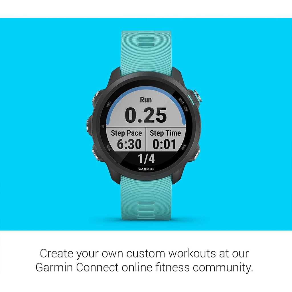 Garmin Forerunner 245 Music, GPS Running Smartwatch with Music and Advanced Dynamics, Aqua