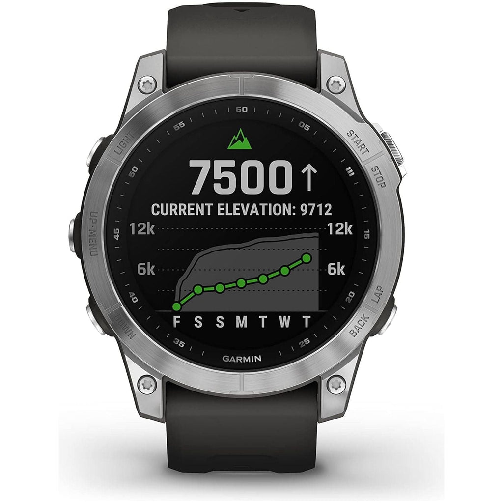 Garmin Fenix 7 Pro Sapphire Solar Edition Silver with Graphite Band