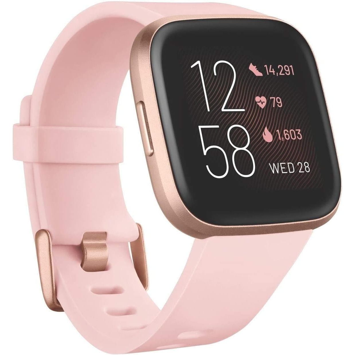 Fitbit Versa 2 Health & Fitness Smartwatch with Voice Control, Sleep Score & Music