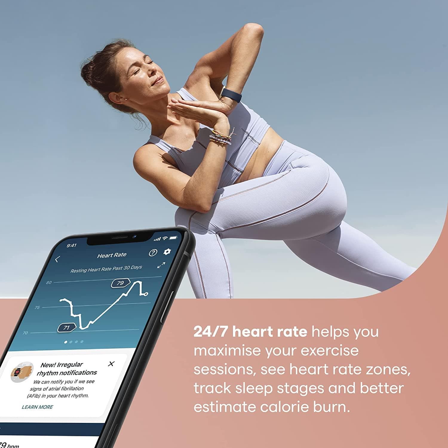 Fitbit Versa 3 Smart Watch - Pink Clay
