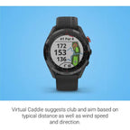 Garmin Approach S62, Premium Golf GPS Watch, Built-in Virtual Caddie, Mapping and Full Color Screen, Black