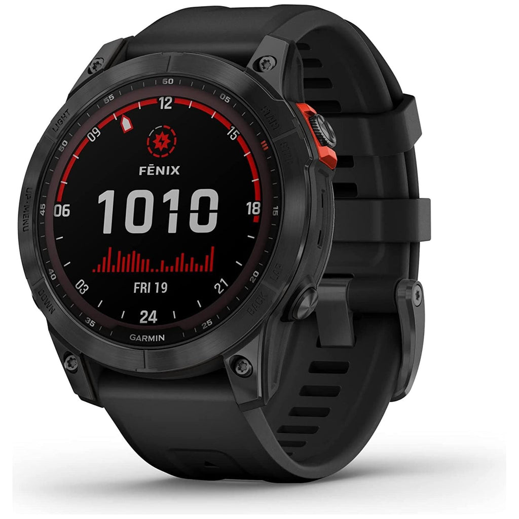 Garmin Fenix 7S Solar multisport GPS Watch, Black