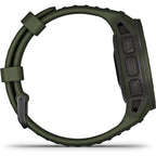 Garmin Instinct Solar Tactical, Solar-powered Rugged Outdoor Smartwatch with Tactical Features, Built-in Sports Apps and Health Monitoring - Moss Green