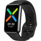 OPPO Watch Free – Smart Watch, AMOLED Curved Screen, 32g, Bluetooth 5.0, 5ATM Resistance, 230 mAh Battery, Fast Charge - Black