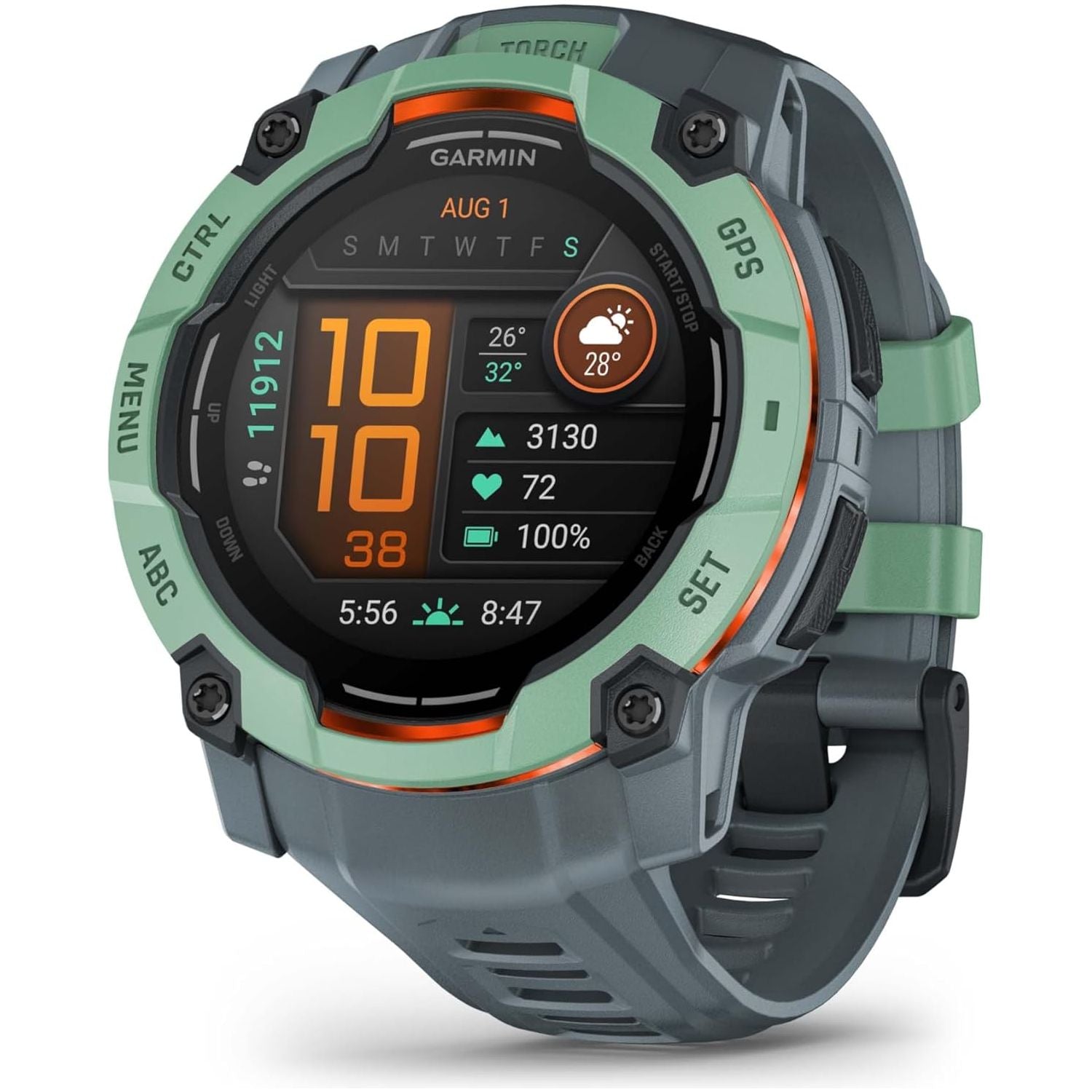 Garmin Instinct 3 GPS Smartwatch – 50mm, AMOLED, Neotropic