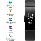 Fitbit Inspire HR Health & Fitness Tracker with Auto-Exercise Recognition, 5 Day Battery, Sleep & Swim Tracking, Black