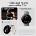 Google Pixel Watch LTE – Android Smartwatch with Activity & Heart Rate Tracking – Champagne Gold Stainless Steel Case with Hazel Band