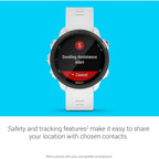 Garmin Forerunner 245 Music GPS Running Smartwatch - White Band